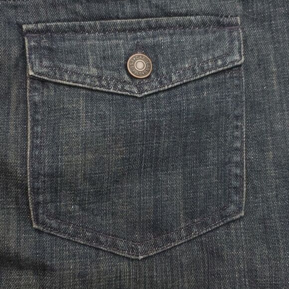 12 GAP JEANS DENIM BUTTON FLY FRONT JEAN SKIRT - Picture 4 of 10